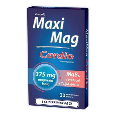 MaxiMag Cardio 375 mg, 30 comprimate, Zdrovit