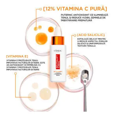 Loreal Ser pentru față cu vitamina C, 30 ml