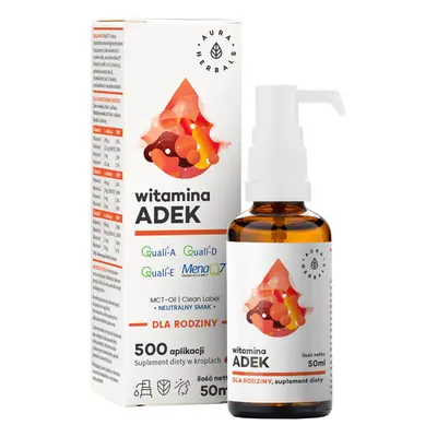 Aura Herbals Vitamina ADEK pentru familie, picături, 50 ml