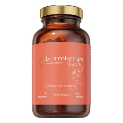 MyBestColostrum Kids, de la 3 ani, aromă de cireșe, 60 pastile