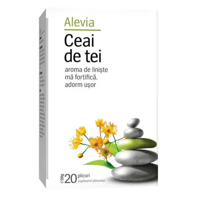 Ceai de tei, 20 plicuri, Alevia