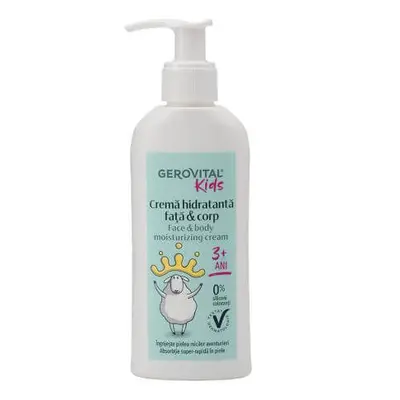 Crema hidratanta fata si corp, 150 ml, Gerovital Kids