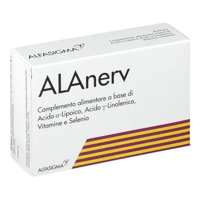 Alanerv, supliment alimentar pentru sistemul nervos, 20 capsule moi, Alfasigma