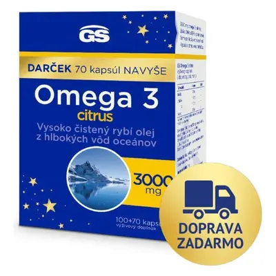 GS Omega 3 citrus 1×170 tbl, supliment alimentar