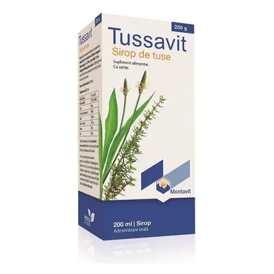 Sirop de tuse Tussavit, 200 ml, Montavit