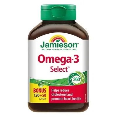 JAMIESON OMEGA-3 SELECT 1000 mg 1×200 cps, supliment alimentar