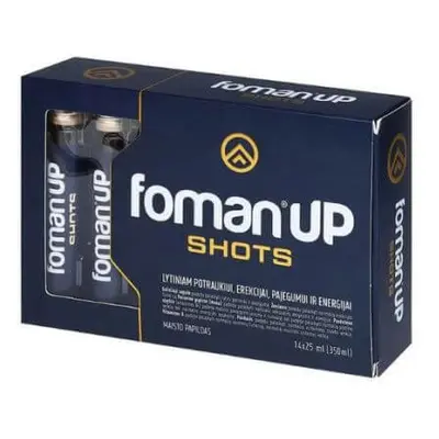 Foman UP Shots erectie, potenta, libidou, 14 bucati x 25 ml, Valentis