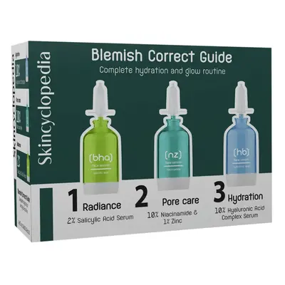 Skincyclopedia Blemish Correct Guide, tratament împotriva imperfecțiunilor, 3 x 15 ml