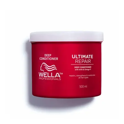 Tratament balsam cu AHA si Omega 9 pentru par deteriora Ultimate Repair, 500ml, Wella Profession