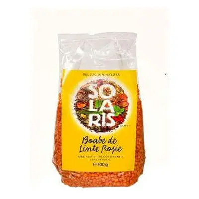 Boabe de linte rosie, 500 g, Solaris