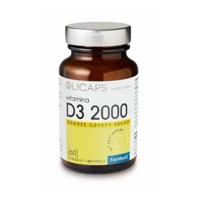 Licaps Vitamina D3 2000, 120 capsule