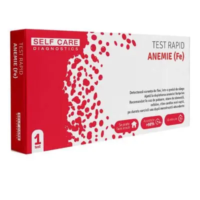 Test rapid anemie (Fe), 1 bucata, Veda Lab