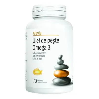 Ulei de peste Omega 3, 70 capsule, Alevia