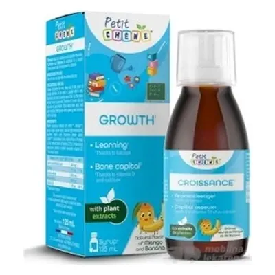 Petit CHENE GROWTH 1×125 ml, vitamine pentru copii