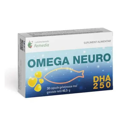 Omega Neuro DHA, 500, 30 capsule, Remedia