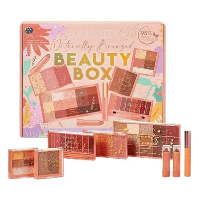 Set Machiaj, Sunkissed, Naturally Bronzed, Beauty Box, 8 Produse pentru Ten, Ochi si Buze