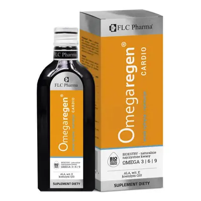 OmegaMedica Cardio, lichid, aromă de lămâie și rozmarin, 250 ml