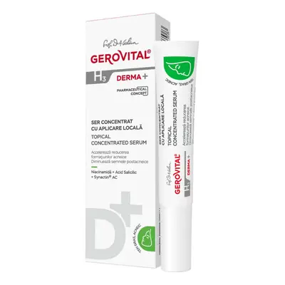 Ser concentrat cu aplicare locala Gerovital H3 Derma+, 15 ml, Farmec