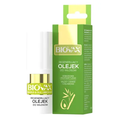 Biovax, Ulei regenerator pentru păr, bambus și ulei de avocado, 15 ml