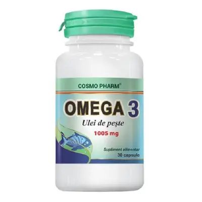 Omega 3 Ulei de Pește, 30 capsule, Cosmopharm