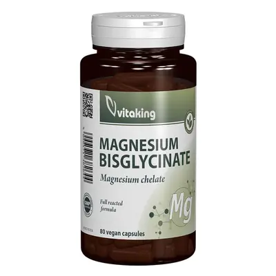 Bisglicinat de magneziu, 80 capsule, Vitaking