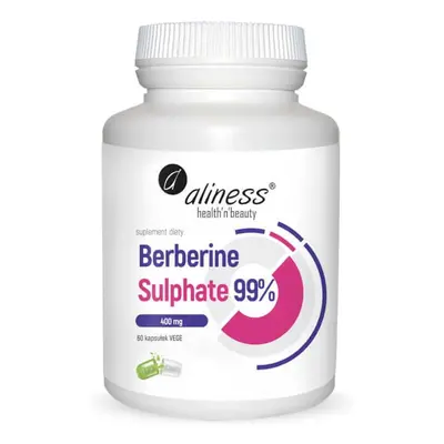 Sulfat de berberină 99% 400 mg x 60 capsule vegetale Aliness