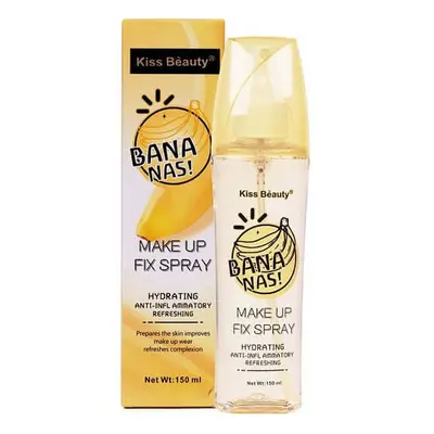 Spray de Fixare Hidratant, Antiinflamator, Kiss Beauty, Bananas, 150 ml