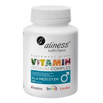 Complex de vitamine Premium pentru bărbați 120 tabl, Aliness