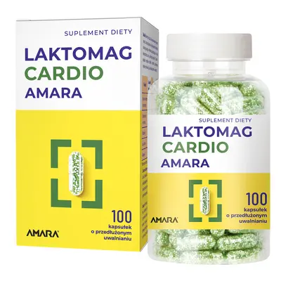 Lactomag Cardio Amara, 100 capsule cu eliberare prelungită