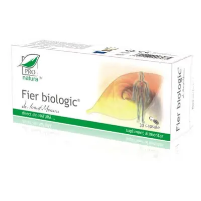 Fier Biologic, 30 capsule, Pro Natura