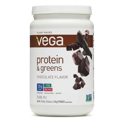 Vega Protein And Greens, Proteina Vegetala Si Verdeturi, Cu Aroma De Ciocolata, 618 G