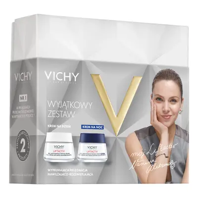 Set Vichy Liftactiv Supreme, cremă de zi antirid, 50 ml + cremă de noapte antirid, 50 ml