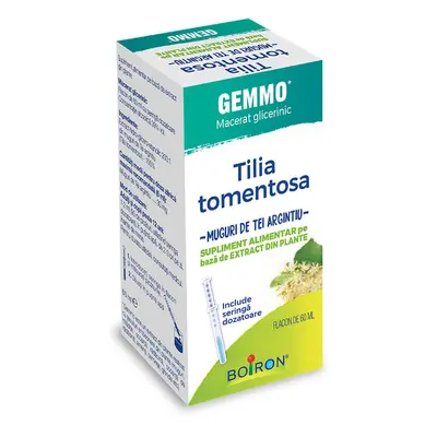 Extract de tei argintiu Tilia Tomentosa Gemmo, 60 ml, Boiron