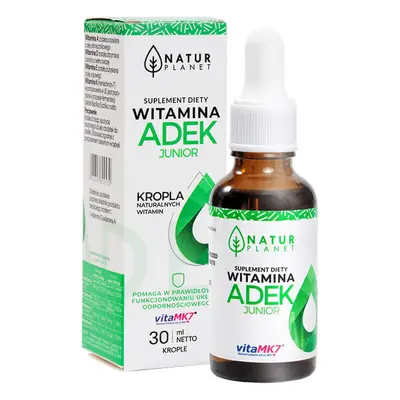 Natur Planet Vitamina ADEK Junior, picături, 30 ml