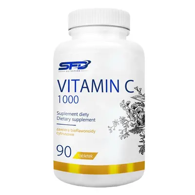 SFD Vitamin C 1000, vitamina C + bioflavonoide din citrice, 90 comprimate