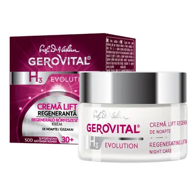 Crema lift regeneranta de noapte Gerovital H3 Evolution, 50 ml, Farmec