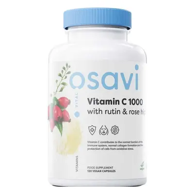 Osavi Vitamina C 1000 cu Rutin și Rosehip 120 capsule