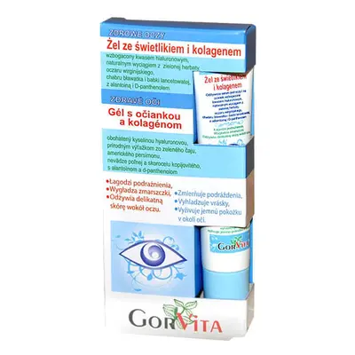 GorVita, Gel de ochi cu spumă de colagen și colagen, 20 ml