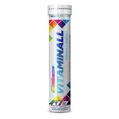 Allnutrition Vitaminall, vitamine și minerale, aromă de portocale, 20 comprimate efervescente