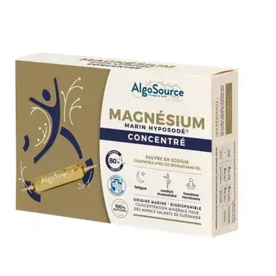 Magneziu marin hyposodic concentrat, 20 fiole, Algosource