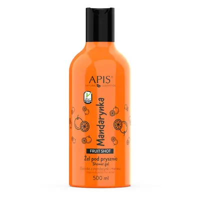 Apis Fruit Shot, gel de duș cu mandarine, 500 ml