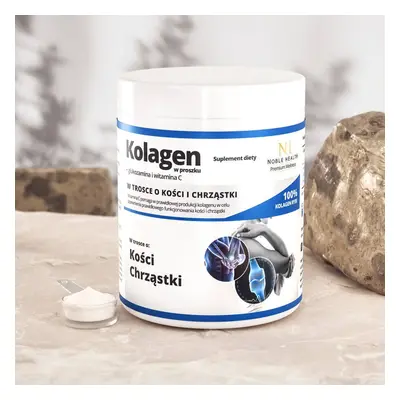 Noble Health Collagen + Glucosamine și Vitamina C, 100 g