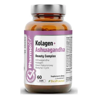 Colagen + Ashwagandha Beauty Complex 60 capsule PharmoVit Clean Label