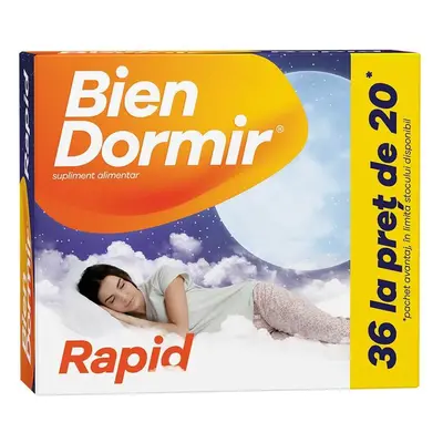 Bien Dormir Rapid, 36 capsule la pret de 20, Fiterman Pharma