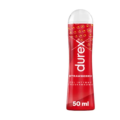 Durex Strawberry, gel intim, căpșuni, 50 ml