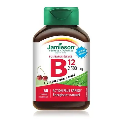 Vitamina B12 2500 mcg, 60 tablete, Jamieson