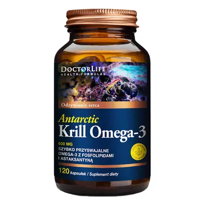 Doctor Life Antarctic Krill Omega-3, Antarctic Krill Oil, 120 capsule