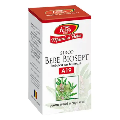 Bebe Biosept sirop Mami și Bebe, A19, 100 ml, Fares