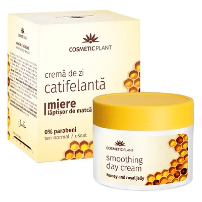 Crema de zi catifelanta cu miere si laptisor de matca, 50 ml, Cosmetic Plant