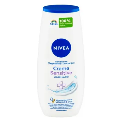 NIVEA Gel de duș Creme Sensitive 250ml 1×250 ml, hidratează pielea